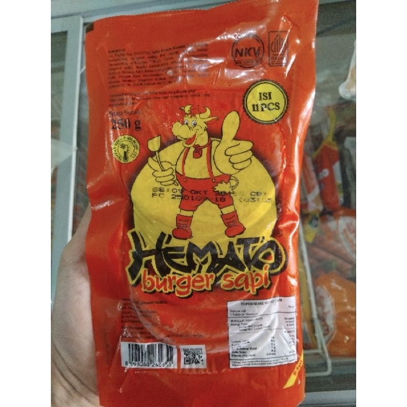 

Hemato burger sapi 11pcs