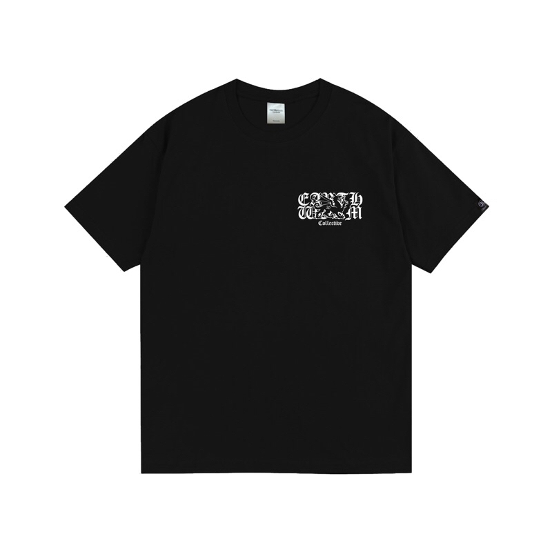 EARTHWORM | KAOS PRIA | MASCOTE | BLACK | TSHIRT