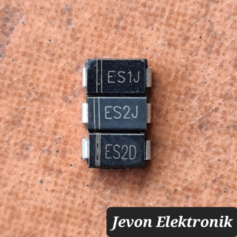 DIODE SMD ES2D ES1J ES2J SF18 1A 2A 200V 600V SMA Ultra Fast Recovery Dioda 1 2 A Ampere 200 600 V V