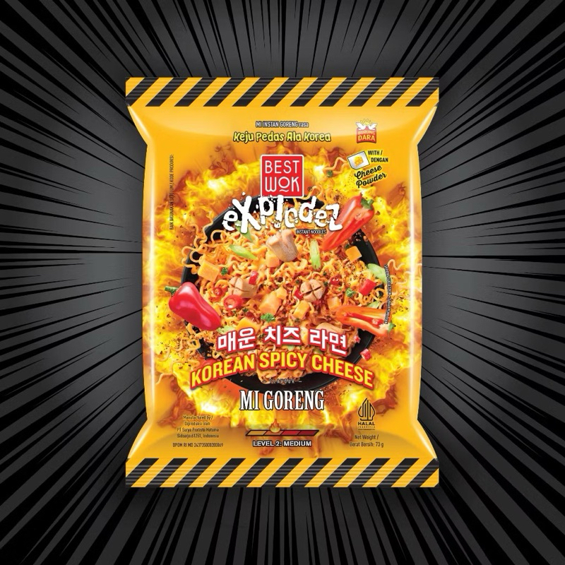

BEST WOK MIE INSTANT KOREAN SPICY CHEESE MI INSTAN GORENG