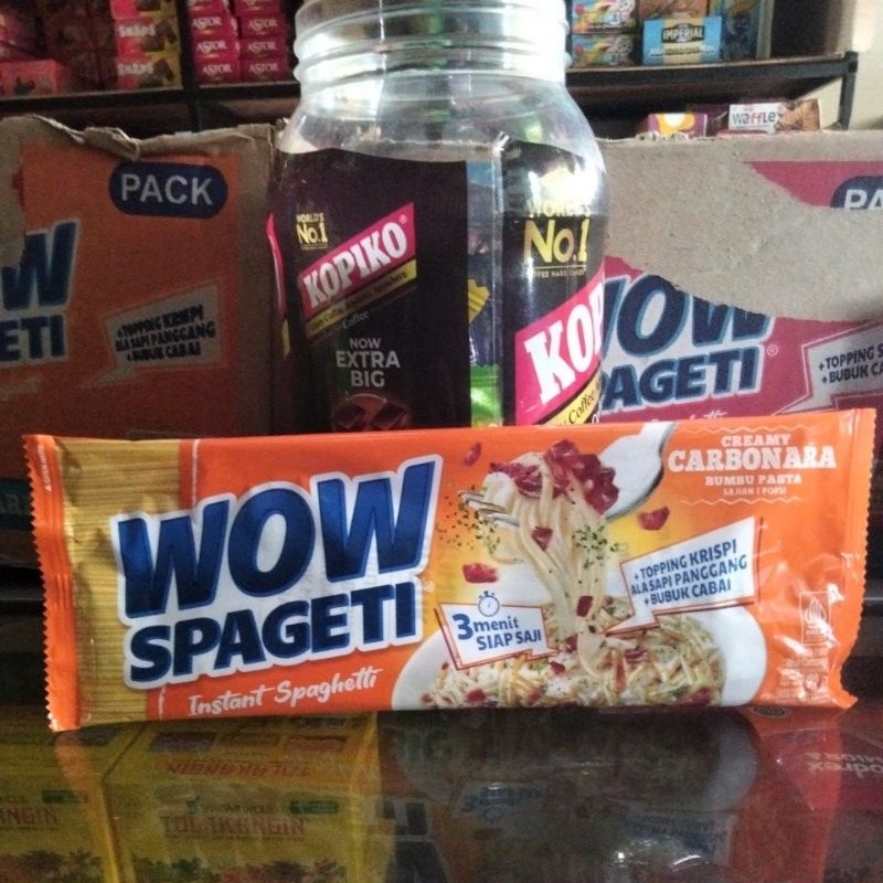 

MI WAW SPAGETI CARBONARA 88G( ISI 1 PCS)