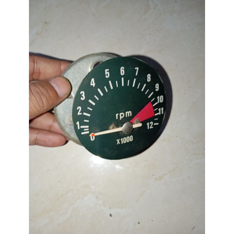 mesin rpm tacho tachometer honda cb cb125 cg cg125 nos