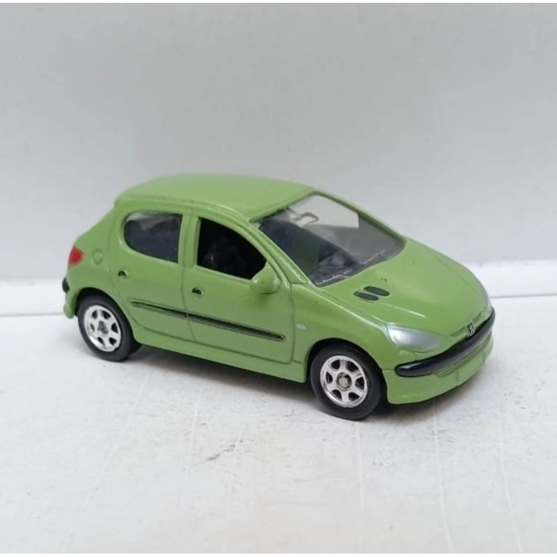 welly nex peugeot 206 loose diecast 1/60 (t)