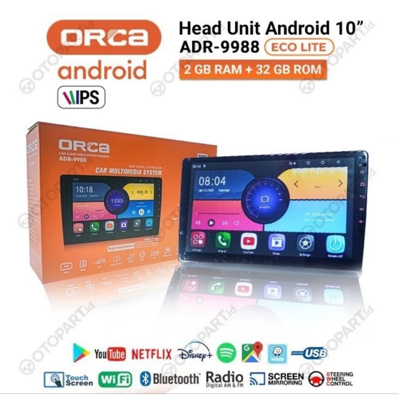 Double Din/Tipe Mobil Android 10Inci Carman/DHD