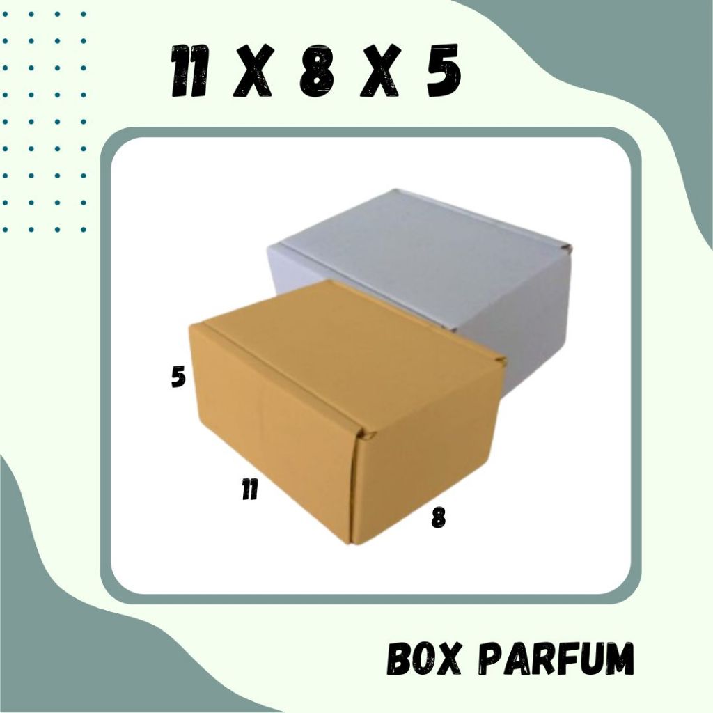 

Kardus 11x8x5 LS Box Hampers Packing Kotak Kemasan Karton Souvenir Dus Minyak Wangi Kosmetik