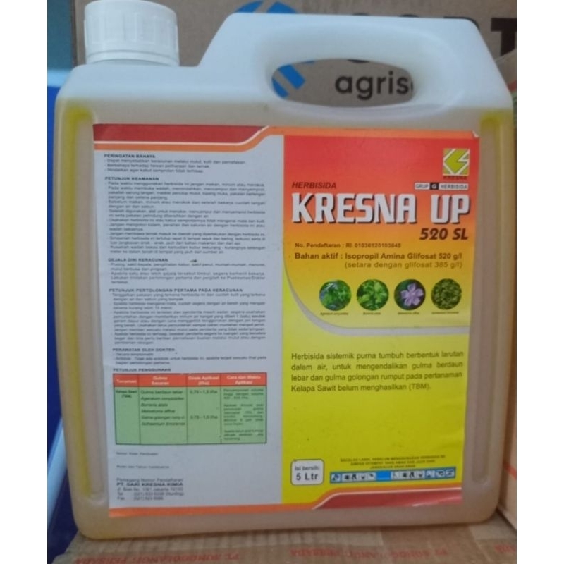 Herbisida Kresna Up 520 SL kemasan 5 Ltr