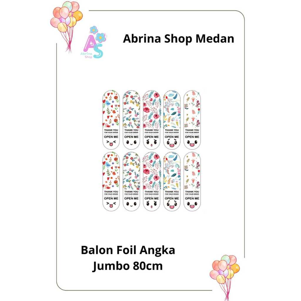 

STICKER SEGEL THANK YOU OPEN ME 1 LEMBAR ISI 10 STICKER