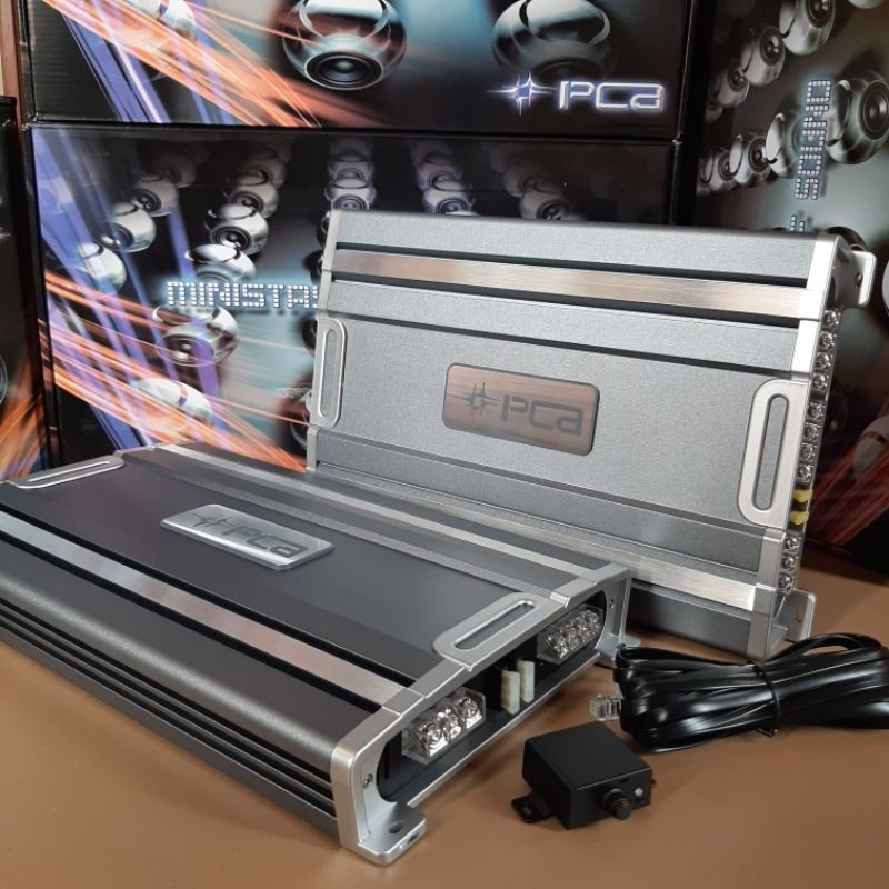 PAKET POWER PCA MOS ( MONOBLOK PCA MOS 1500.1 + POWER 4 CHANNEL PCA MOS 4.175 ) PAKET AUDIO AMPLIFIE