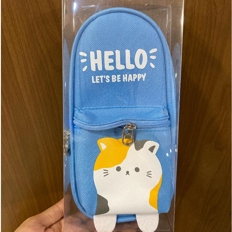 

Gramedia Mall Pekanbaru(original)KAKO PENCASE BAGSTYLE HELLO LETS BE HAPPY PASTEL KK-12044