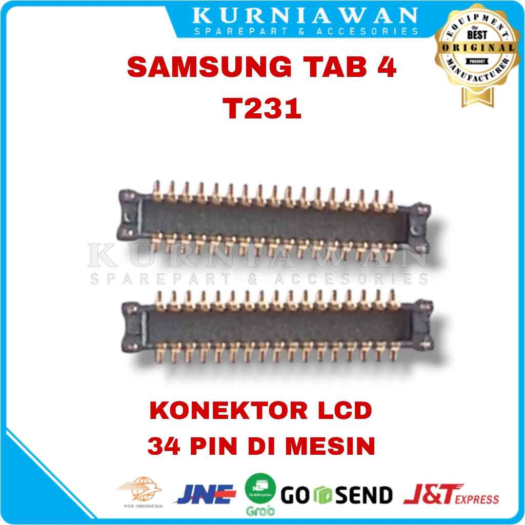 Konektor Mainboard Samsung Tab 3 T231 Soket Lcd Main Board Connector FPC