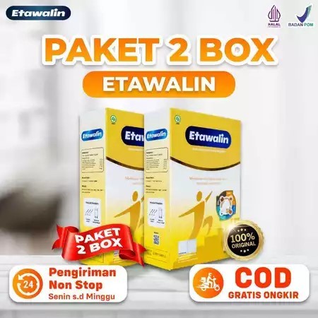 

2 BOX LEBIH MURAH!!! Paket 2 Box Etawalin - Susu Kambing Etawa Asli Rendah Gula Anti Nyeri Sendi Isi 200 Gram