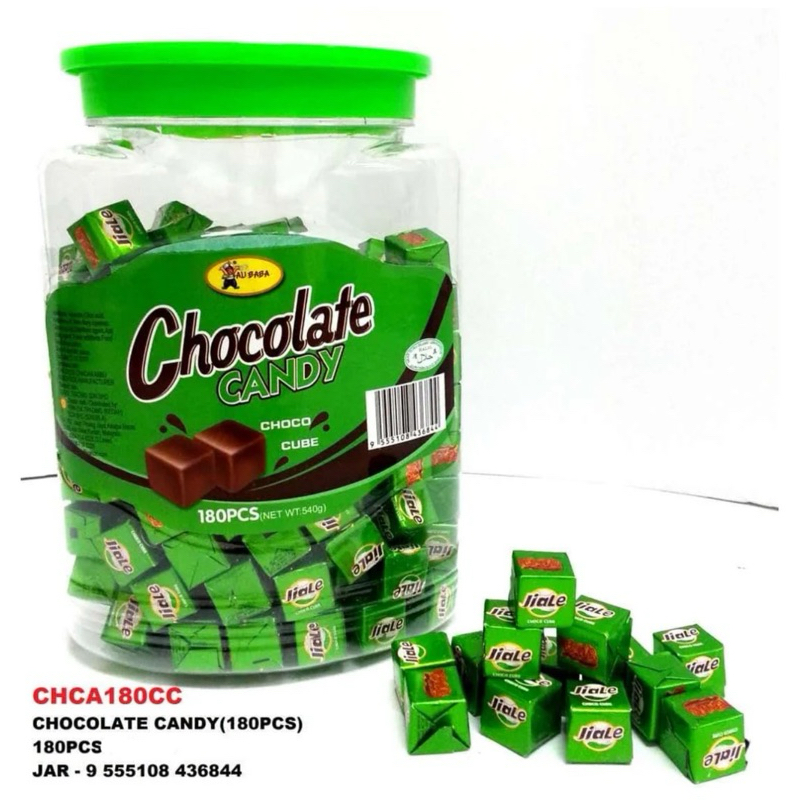 

candy chocolate cube toples isi 180