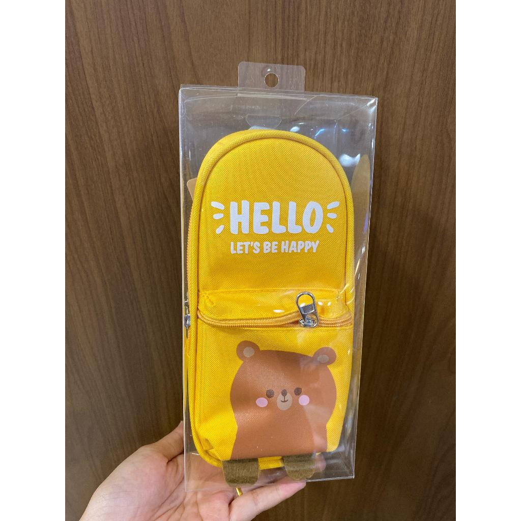 

Gramedia Mall Pekanbaru(Original)KAKO PENCASE BAGSTYLE HELLO LETS BE HAPPY PASTEL KK-12044