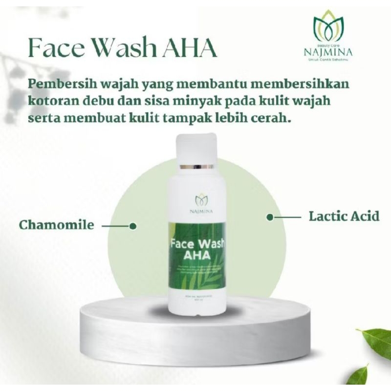 FACIAL WASH AHA NAJMINA