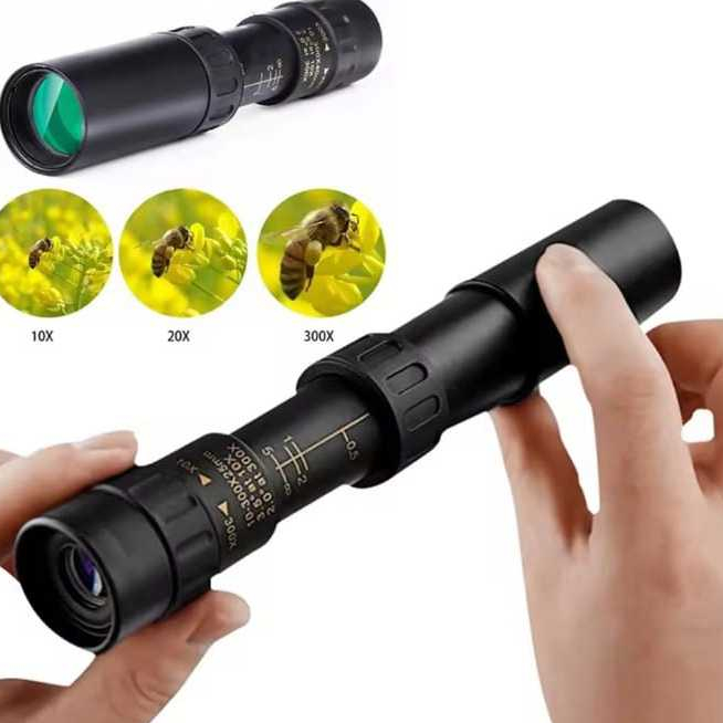 Teropong Jarakjauh Monokular Telescope Teropong Zoom Telescope 10-300x40