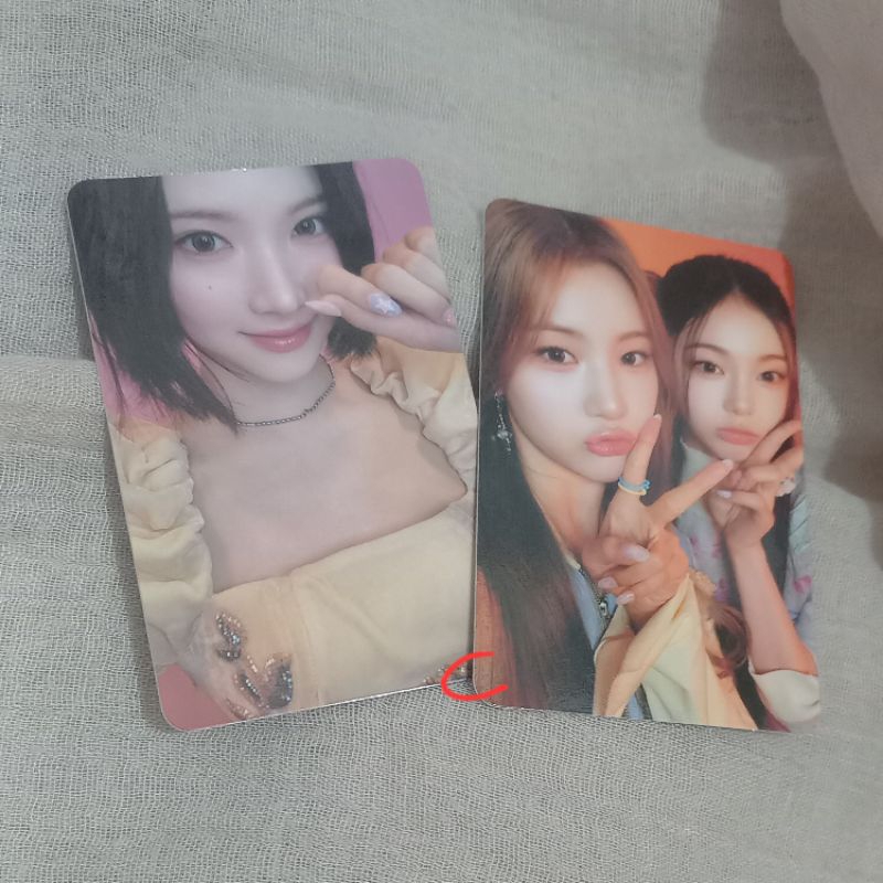 photocard jiwoo - juun ian unit album the chase h2h hearts2hearts