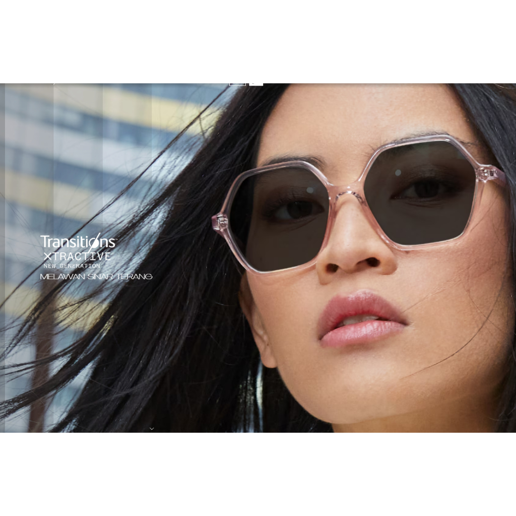 Lensa Kacamata Minus Plus Silinder - Essilor Transitions Xtractive Polarized Crizal Drive