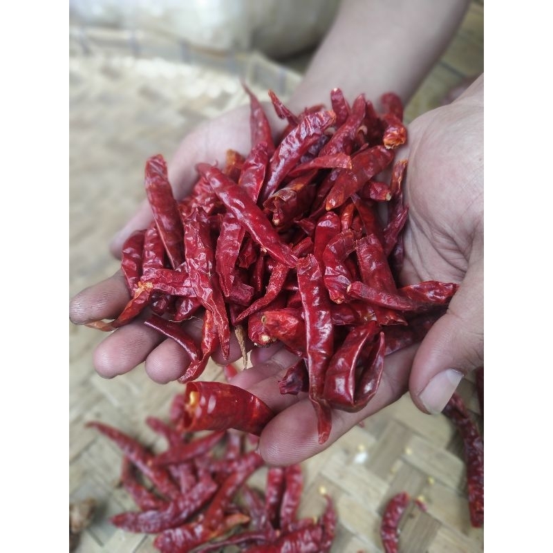 

cabe kering merah teja super pedas