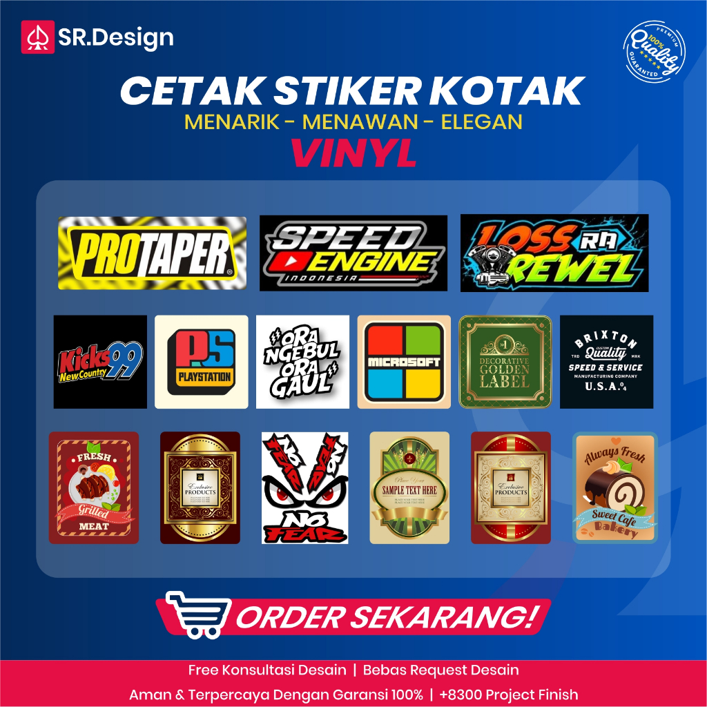 

STIKER KOTAK / VINYL / TANPA KISS CUT / DIGITAL PRINT A3+ STIKER