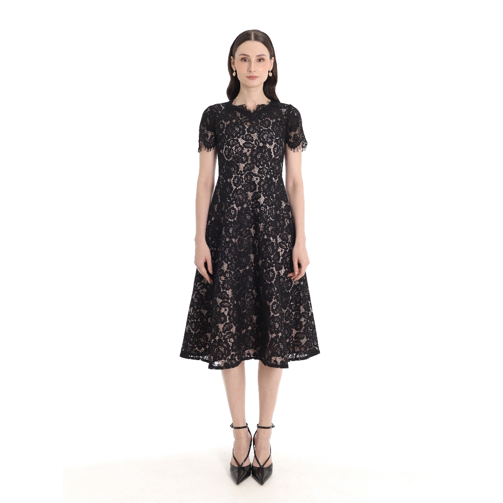 POSHTURE - Sophia Dress in Black