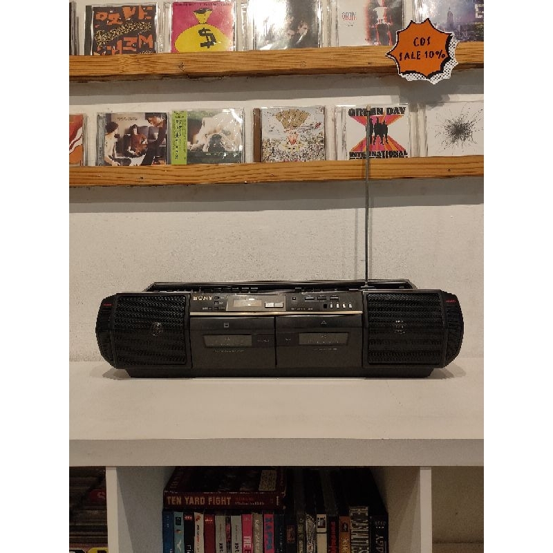 Vintage 1980s SONY CFS-DW50S // Boombox Radio Tape Kaset Compo walkman