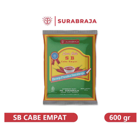 

SB | Saus Cabe | Saos Sambal | Saos SB Baru Murah Extra Pedas Kemasan Bantal Refill isi 550gr / Saus Bantal