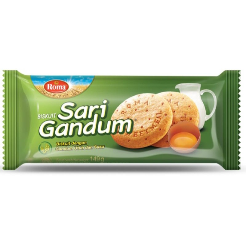 

ROMA SARI GANDUM BISKUIT 149 G