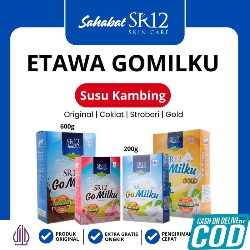 

Susu Gomilku Go Milku SR12 Kambing Terbaik Enak Tidak Bau Amis Kecerdasan Anak Imun Booster Tulang Gerd Asam Lambung
