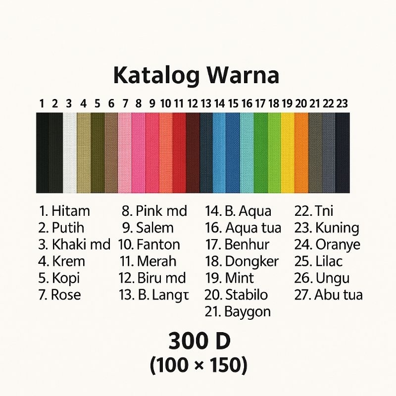 Kain Cordura 300d Per Meter | Bahan Ransel