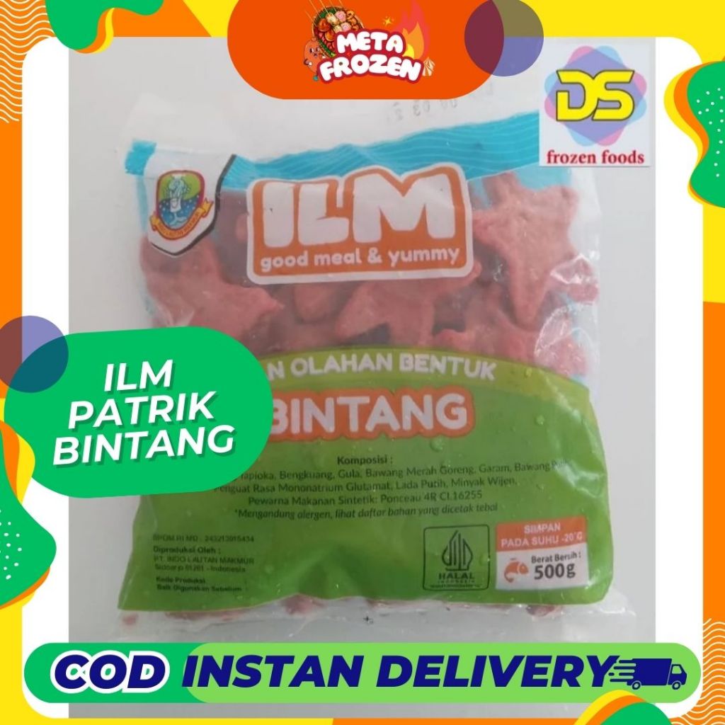 

ILM Bintang Patrick 500gr – Lucu Bentuknya, Lezat Rasanya!