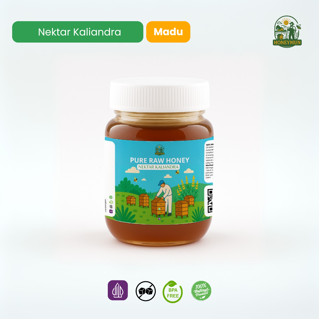 

Madu Murni Asli Nektar Kaliandra 100% Alami Pure Raw Honey