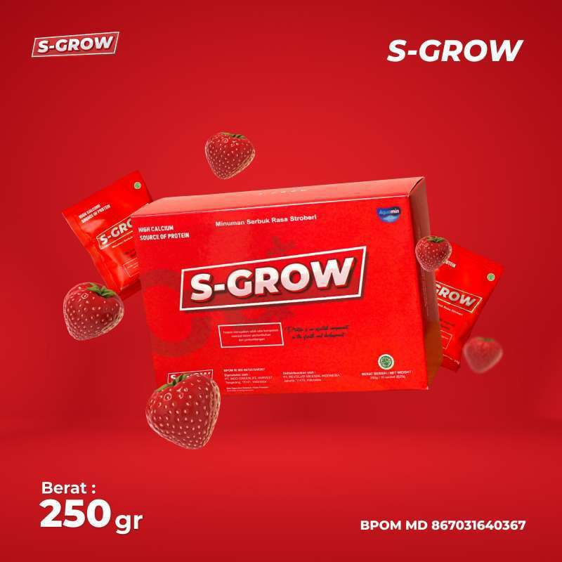 

S GROW - Susu Peninggi Badan Terbaik untuk Remaja dan Dewasa