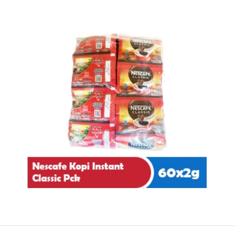 

NESCAFE KOPI INSTANS CLASSIC PCK 60x2g