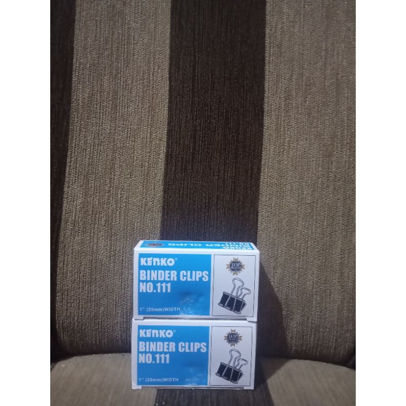 

Kenko binder clips no 111/penjepit binder 25mm/klip kertas