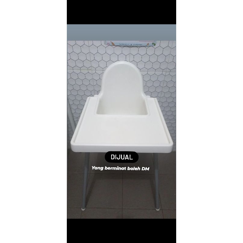 preloved baby chair ikea | kursi makan bayi second