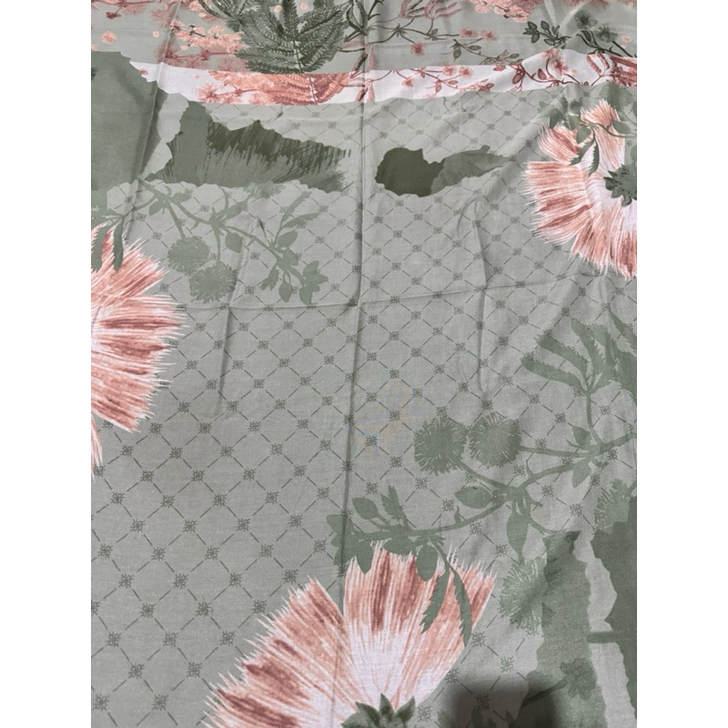 scarf ria miranda hijau muda motif