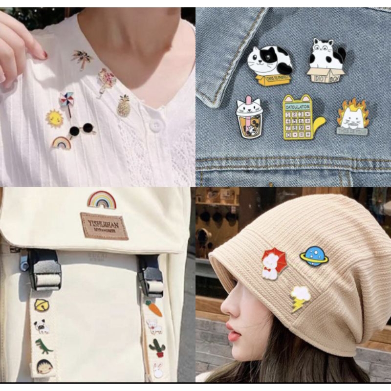 Bros Anak|Pin Hijab Anak|Peniti Karakter|Peniti Karakter Lucu