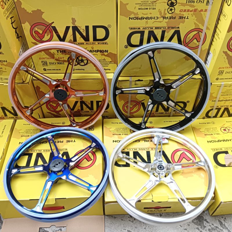 VND VELG RACING VND AK56 PALANG 5 UKURAN 140/140-17 VARIO125/150 BEAT SCOOPY