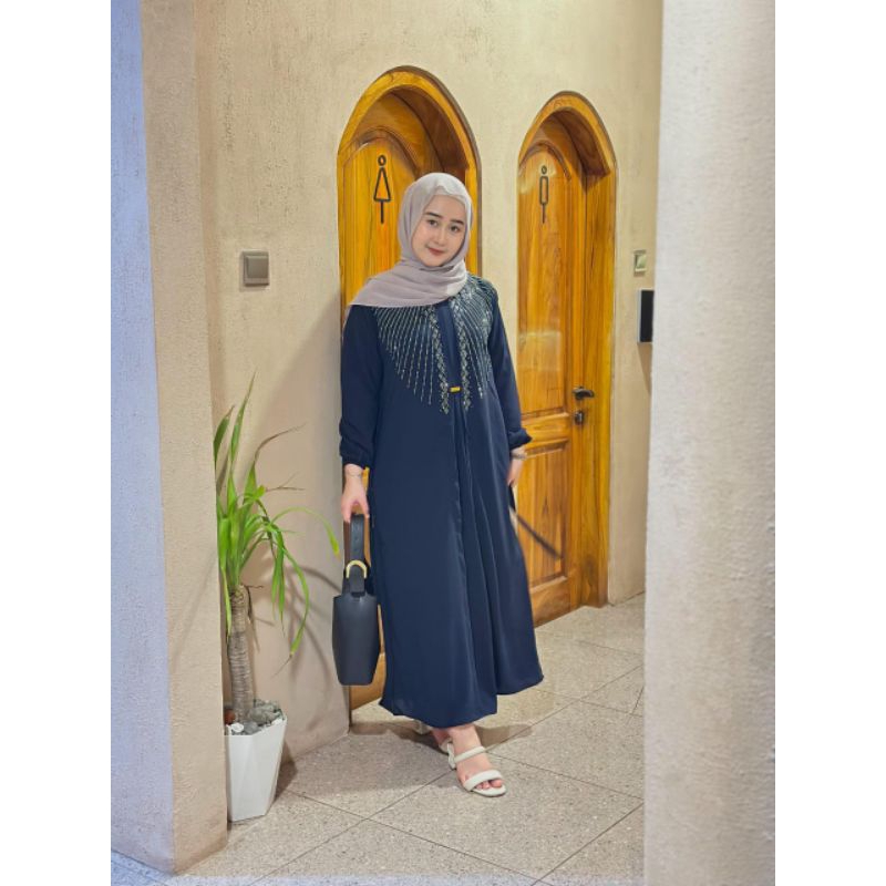 gamis mewah Payet , gamis kekinian , gamis abaya