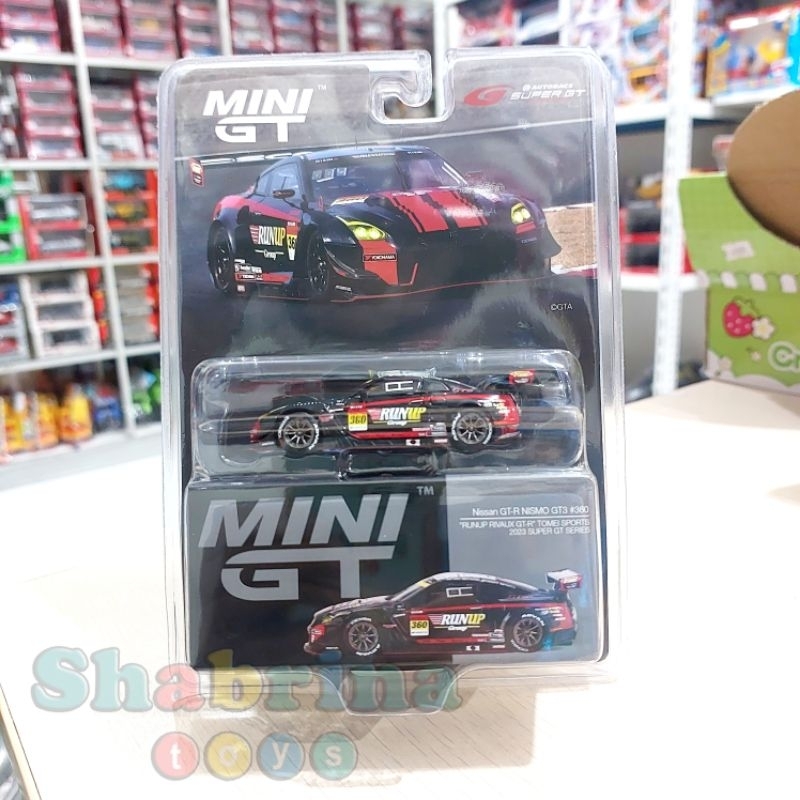 Diecast Mini GT MiniGT Nissan GT-R NISMO GT3 #360 *RUNUP RVAUX GT-R* TOMEI SPORT 2023 SUPER GT SERIE