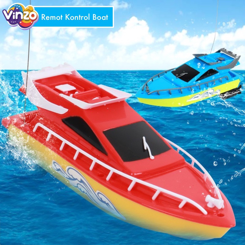 VINZO - Mainan Remote Control Speed Boat / Perahu Air  - Mainan Remot Kontrol Speed Boat / Perahu Ai