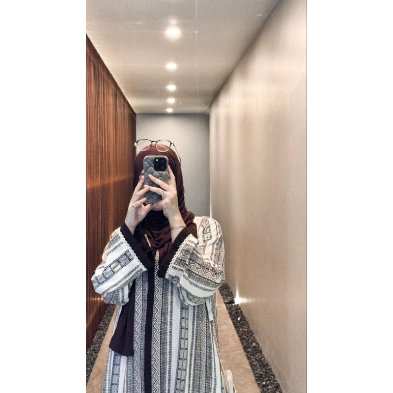 GALLERY SYARI.OFC| ABAYA DAILY MOTIF SUPER ADEM