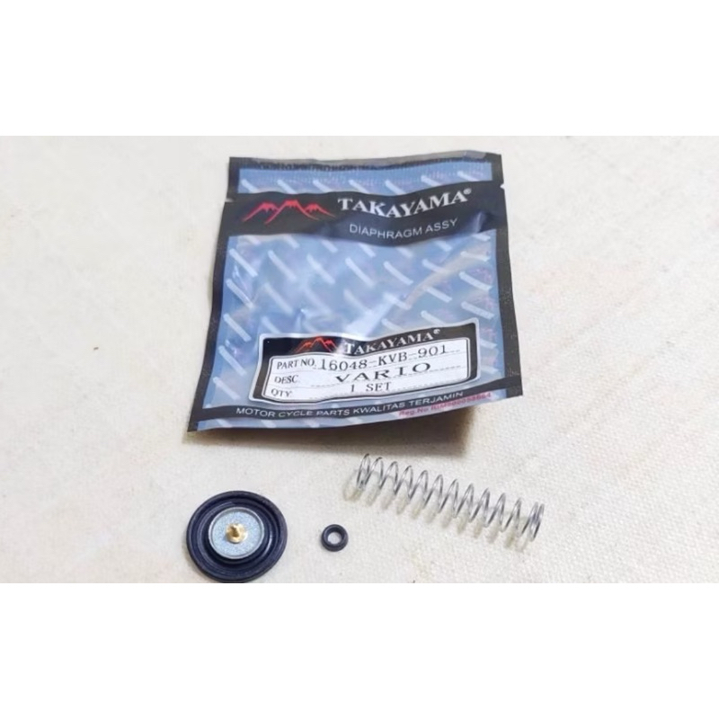 Takayama Diaphragm Assy Membran Karbulator Honda Vario / Scoopy / Beat KVY / 16048-KVB-901