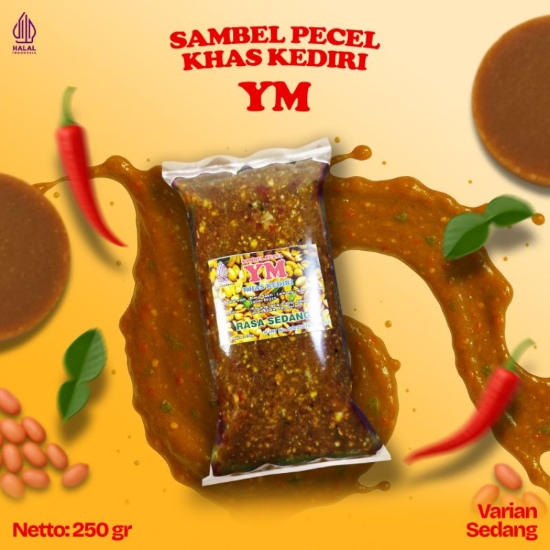 

Sambel Pecel Khas Kediri YM - Varian sedang