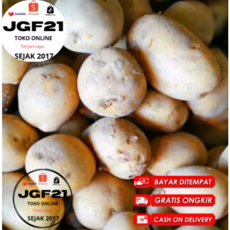 

COD Terlaris Original Kentang Dieng 1Kg Super Sedang Kentang Bahan dapur sayuran