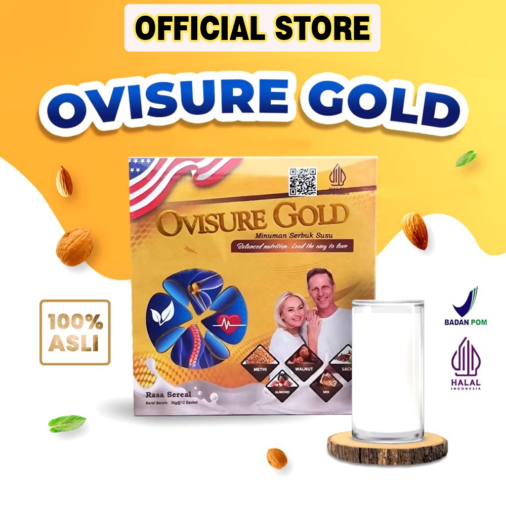 

1 BOX OVISURE GOLD ORIGINAL USA - SUSU UNTUK PENGOBATAN TULANG DAN SENDI TERBAIK