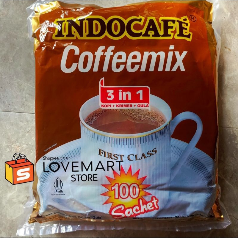 

Indocafe coffeemix 1bag, 10 renceng - 100 sachet
