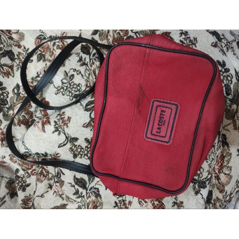 sling bag lacoste chimese ori