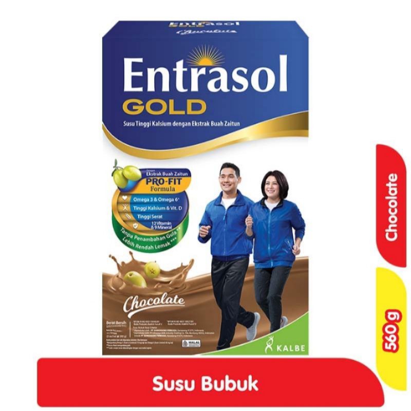 

Entrasol Gold Susu Bubuk Nutrisi Dewasa Vanila 560 gram