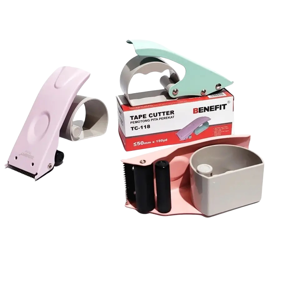 

Dispenser solasi Tape Cutter Tempat Isolasi tc 118 Benfit Tape Cutter Besar